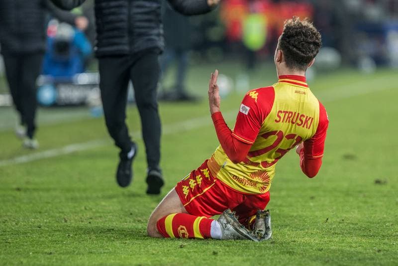 Football. PKO BP Ekstraklasa. Gornik Zabrze - Jagiellonia Bialystok. 14.02.2022