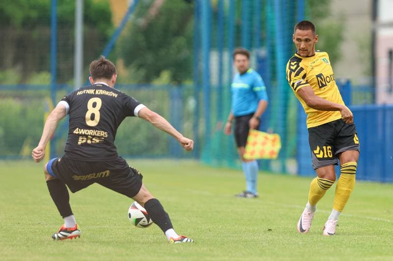 Football. Sparing. GKS Katowice - Hutnik Krakow. 30.06.2024