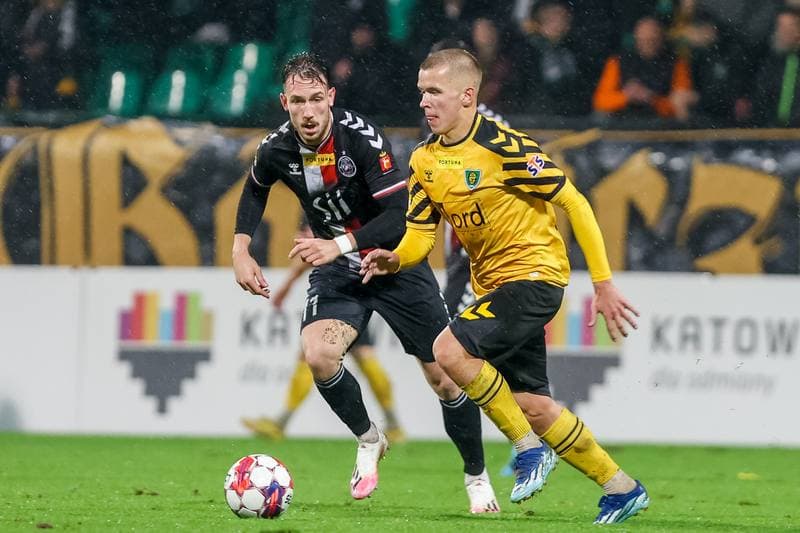 Football. Fortuna I Liga. GKS Katowice - Polonia Warszawa. 27.10.2023