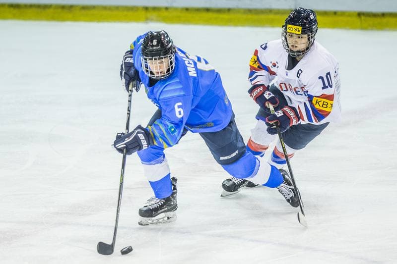 Ice Hockey. Women's World Championship Division 1B. Korea - Kazakhstan. 09.04.2022