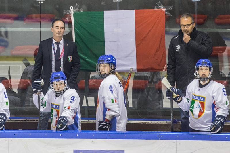 Ice Hockey. Women's World Championship Division 1B. Italy - Kazakhstan. 11.04.2022