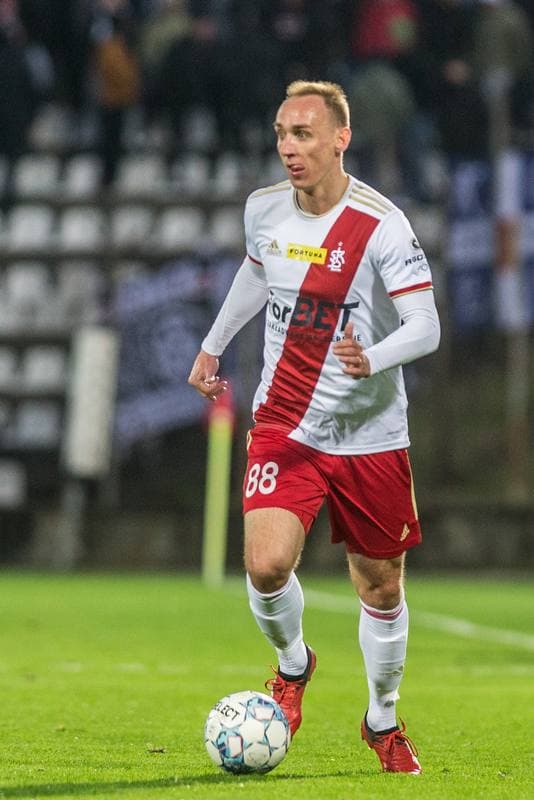 Football. Fortuna I Liga. Zaglebie Sosnowiec - LKS Lodz. 16.04.2022