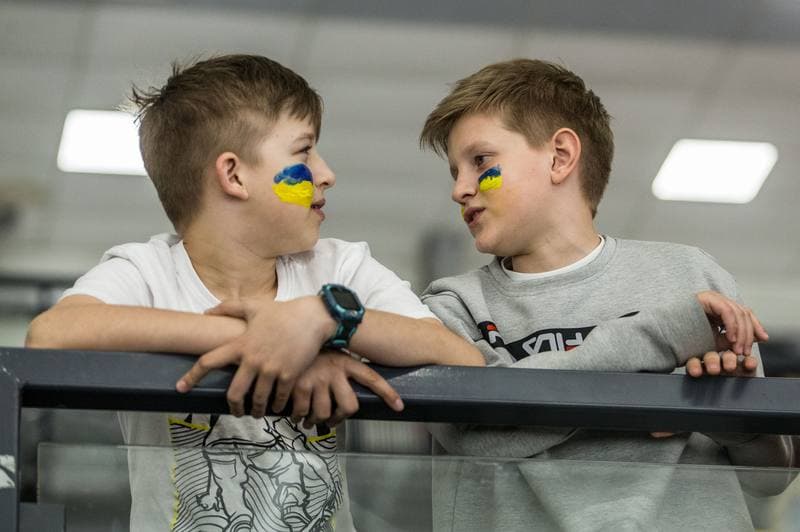 Ice Hockey. World Championship Division 1 Group B. Ukraine - Serbia. 27.04.2022