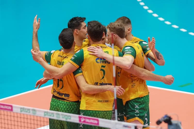 Volleyball. PlusLiga. Aluron CMC Warta Zawiercie - GKS Katowice. 05.11.2023