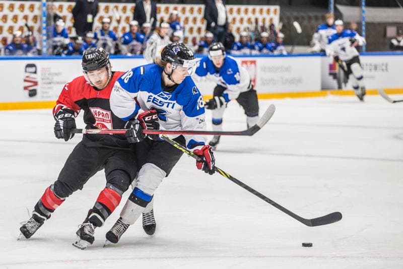 Ice Hockey. World Championship Division 1 Group B. Japan - Estonia. 28.04.2022