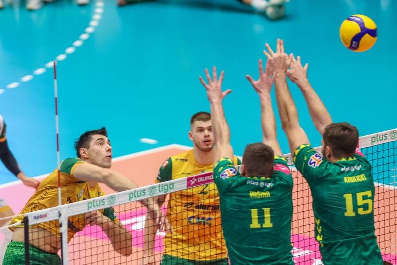 Volleyball. PlusLiga. Aluron CMC Warta Zawiercie - GKS Katowice. 05.11.2023