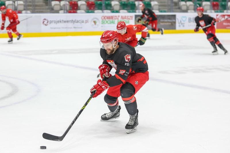 Ice Hockey. Poland national team. Training. 06.11.2023