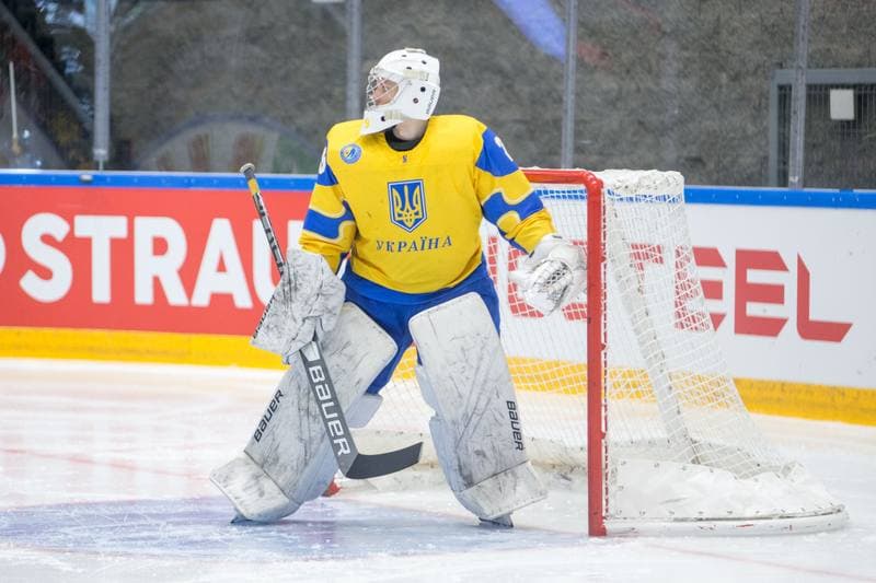 Ice Hockey. World Championship Division 1 Group B. Japan - Ukraine. 30.04.2022