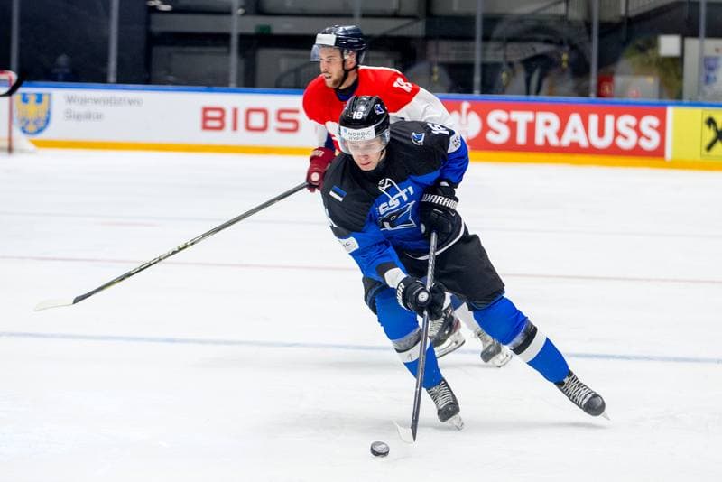 Ice Hockey. World Championship Division 1 Group B. Estonia - Serbia. 30.04.2022