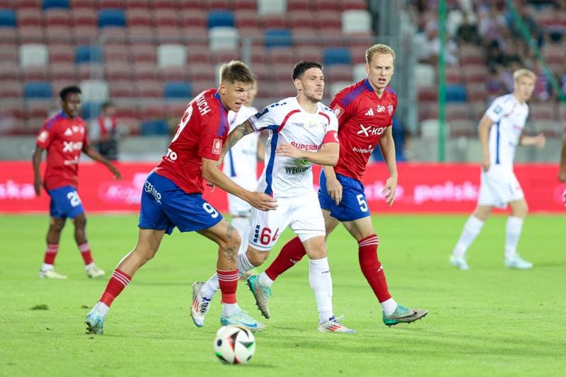 Football. PKO BP Ekstraklasa. Gornik Zabrze - Rakow Czestochowa. 18.08.2024