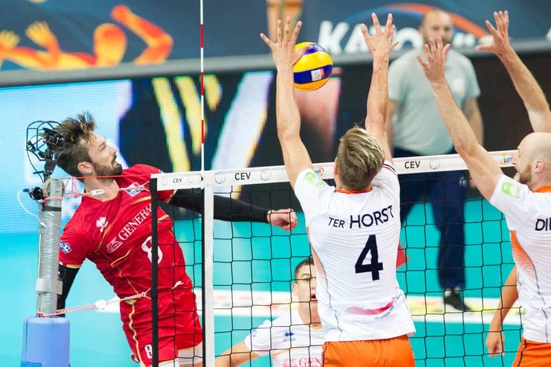 Volleyball. CEV EuroVolley. France - Netherlands. 27.08.2017