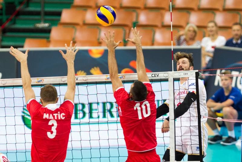 Volleyball. CEV EuroVolley 2017. Turkey - France. 28.08.2017