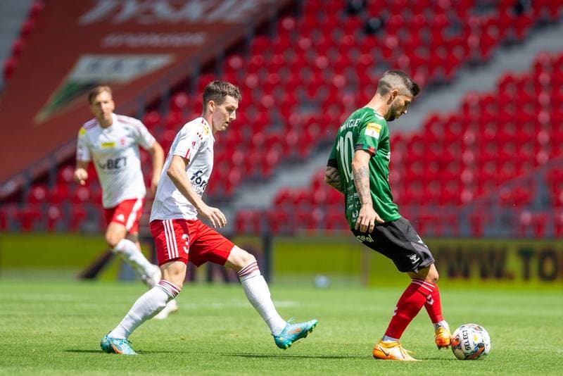 Football. Fortuna I Liga. GKS Tychy - LKS Lodz. 24.07.2022
