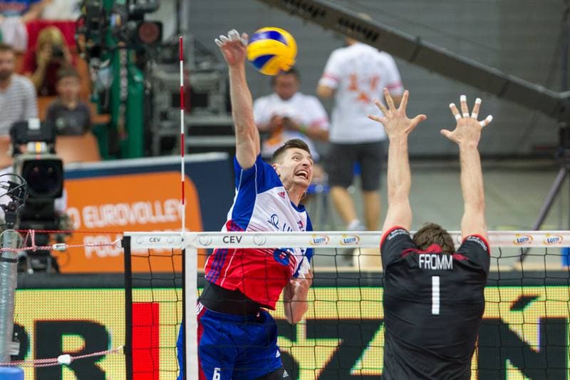 Volleyball. CEV EuroVolley. Germany - Czech Republic. 31.08.2017