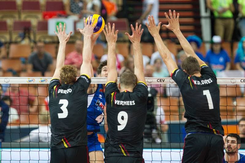 Volleyball. CEV EuroVolley 2017. Belgium - Italy. 31.08.2017