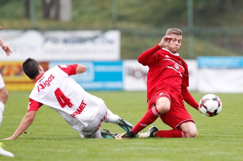 Football. Fortuna Narodni Liga. Fotbal Trinec - FK Pardubice. 21.10.2017