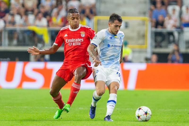 Football. UEFA Champions League. Dynamo Kyiv - Benfica. 17.08.2022
