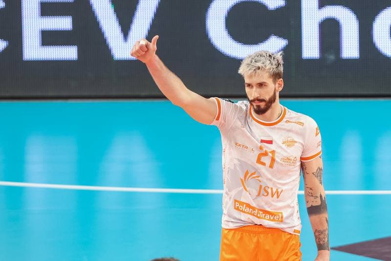 Volleyball. CEV Champions League. Jastrzebski Wegiel - Guaguas Las Palmas. 22.11.2023