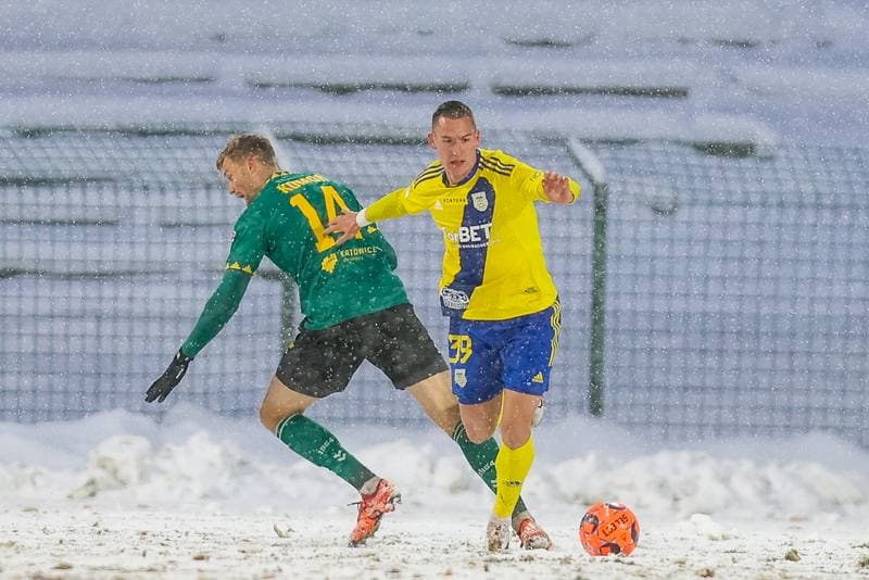 Football. Fortuna I Liga. GKS Katowice - Arka Gdynia. 02.12.2023