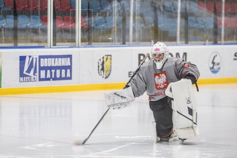 Ice Hockey. Poland national team. Training. 13.12.2021