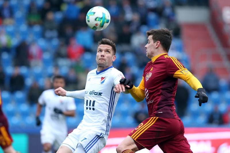 Football. HET Liga. Banik Ostrava - Dukla Praha. 17.03.2018