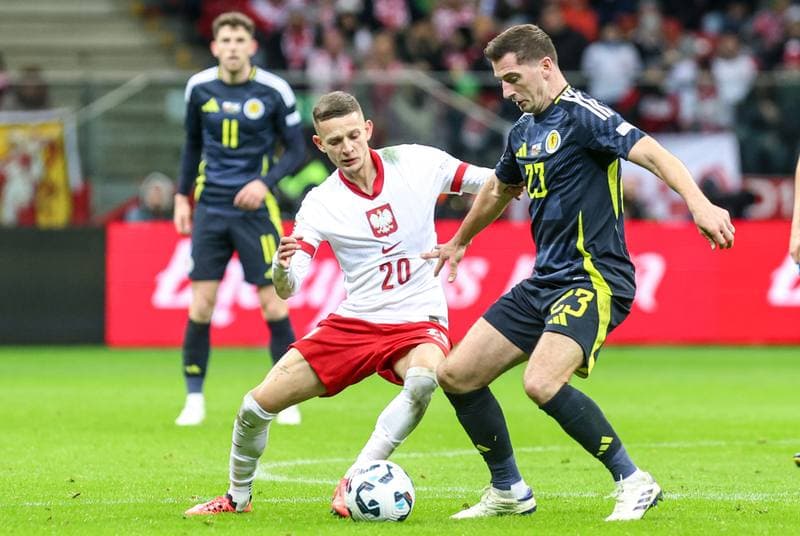 Football. UEFA Nations League. Poland - Scotland. 18.11.2024