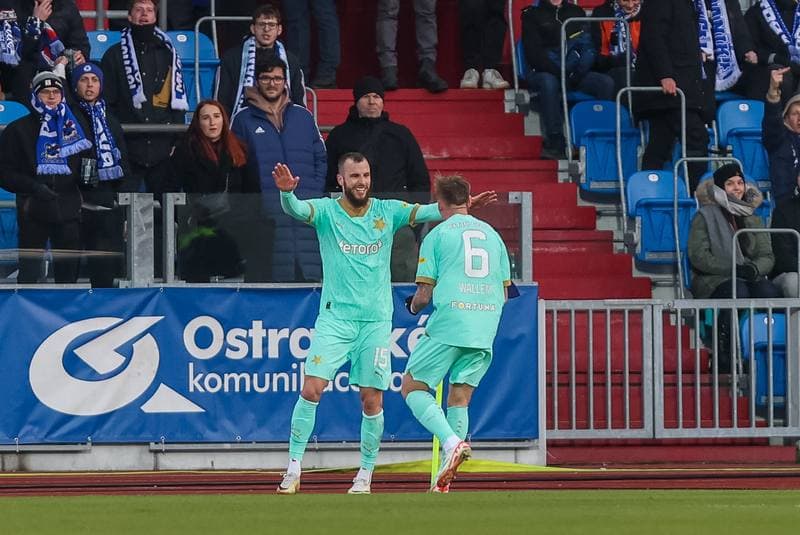 Football. Fortuna:Liga. Banik Ostrava - Slavia Prague. 17.12.2023