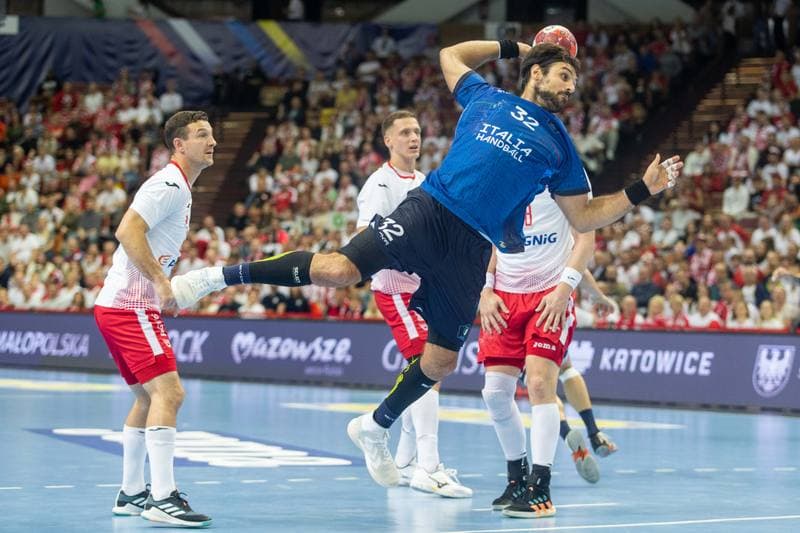 Handball. European Championship Qualifiers. Poland - Italy. 13.10.2022