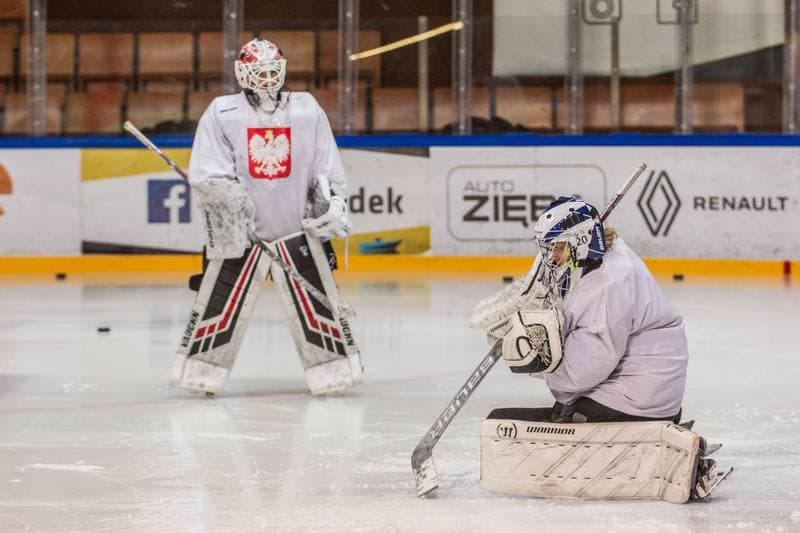 Ice Hockey. Poland national team. Training. 04.01.2022
