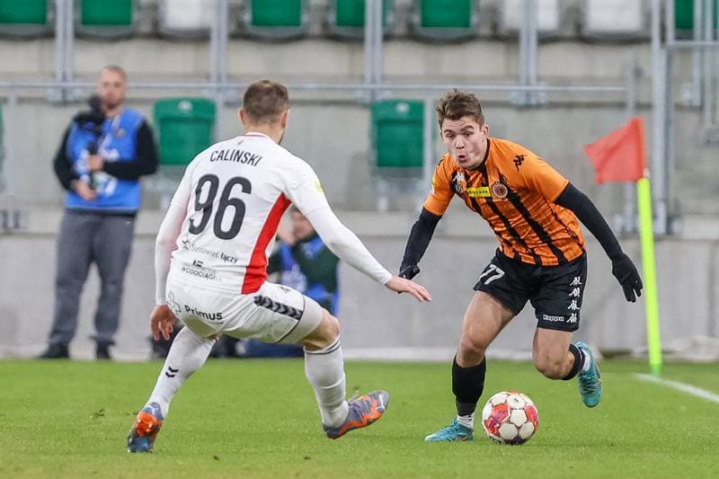 Football. Fortuna I Liga. Zaglebie Sosnowiec - Chrobry Glogow. 19.12.2023