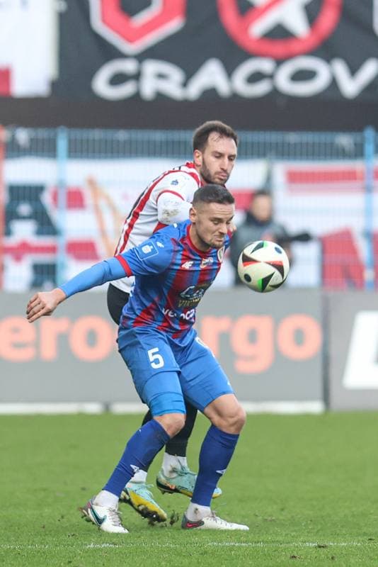 Football. PKO BP Ekstraklasa. Piast Gliwice - Cracovia Krakow. 08.12.2024