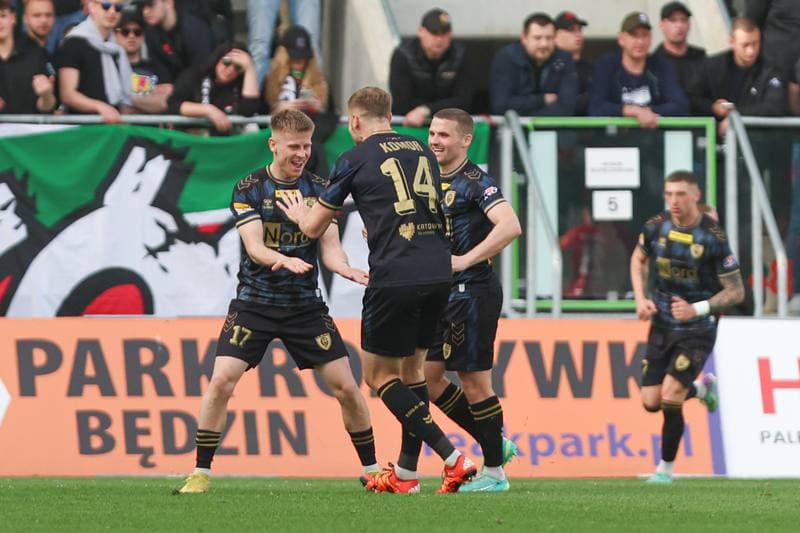 Football. Fortuna I Liga. Zaglebie Sosnowiec - GKS Katowice. 01.04.2024