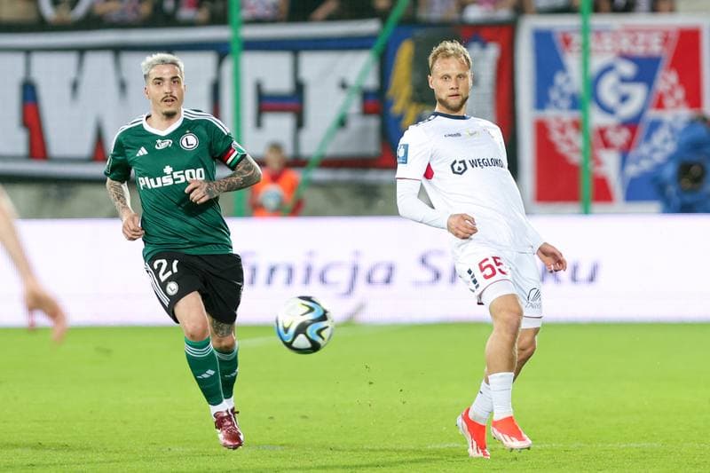 Football. PKO BP Ekstraklasa. Gornik Zabrze - Legia Warsaw. 01.04.2024
