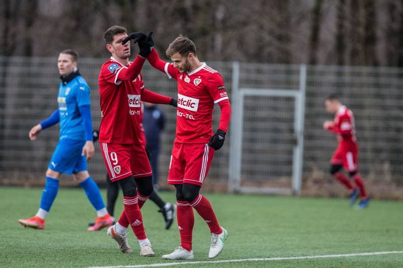 Football. Sparing. Piast Gliwice - LKS Goczalkowice Zdroj. 15.01.2022