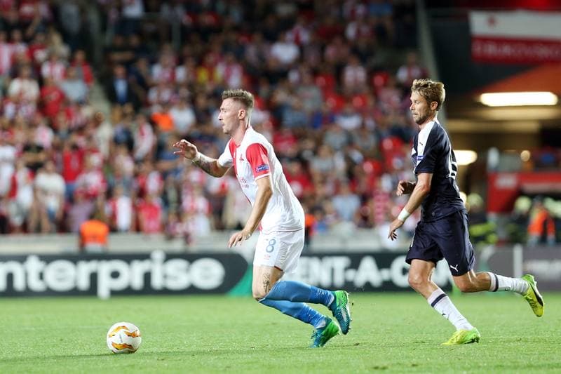 Football. UEFA Europa League. Slavia Prague - Girondins Bordeaux. 20.09.2018