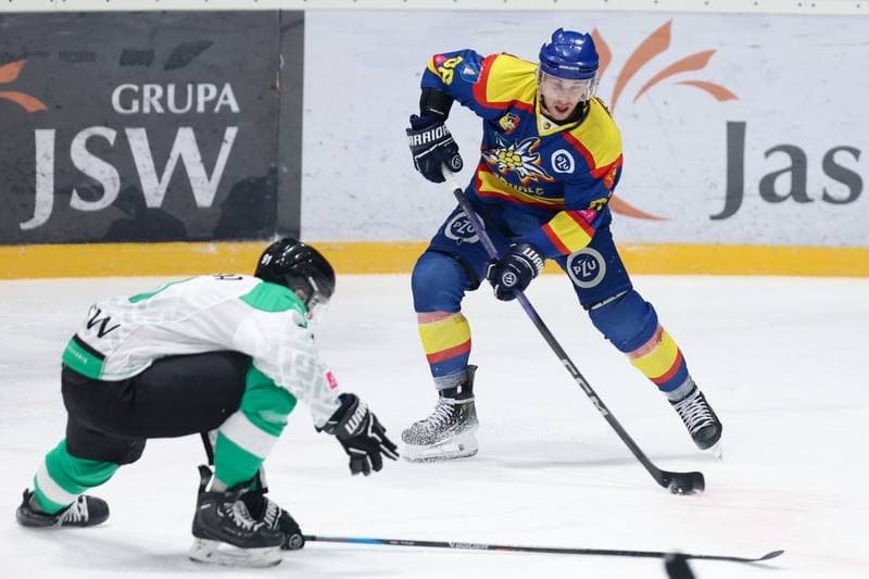 Ice Hockey. Tauron Hokej Liga. JKH GKS Jastrzebie - PZU Podhale Nowy Targ. 07.01.2024