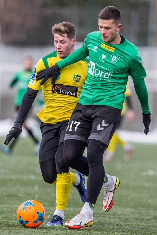 Football. Sparing. GKS Katowice - GKS Jastrzebie. 22.01.2022