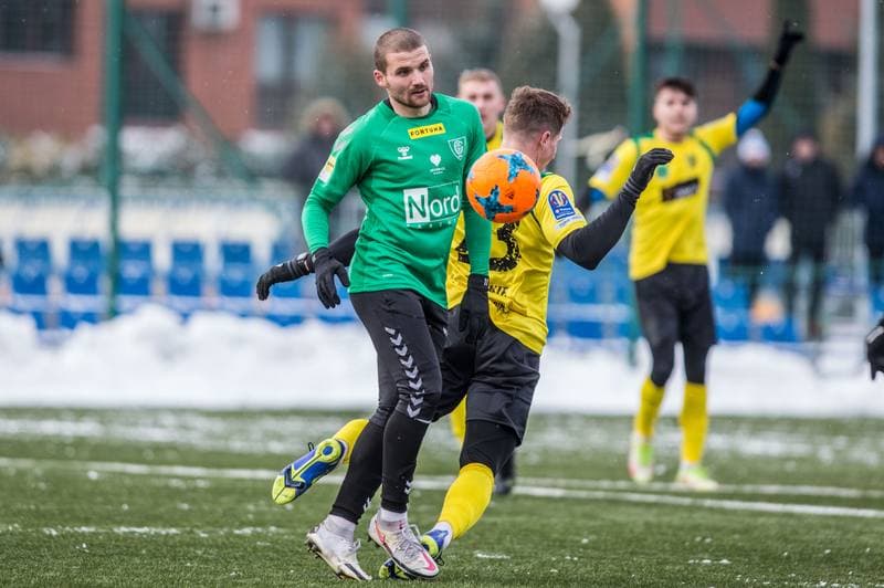 Football. Sparing. GKS Katowice - GKS Jastrzebie. 22.01.2022