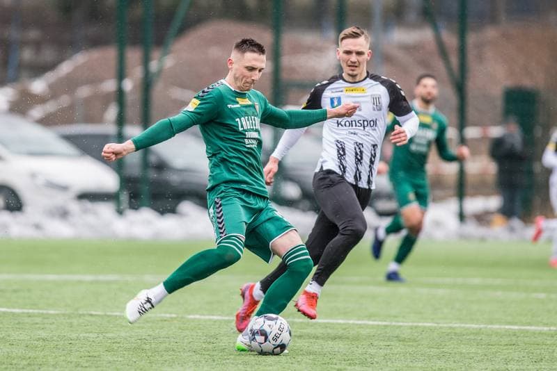 Football. Sparing. Zaglebie Sosnowiec - Sandecja Nowy Sacz. 28.01.2022