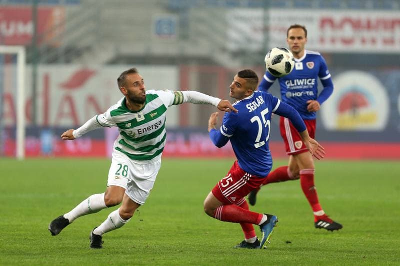 Football. Lotto Ekstraklasa. Piast Gliwice - Lechia Gdansk. 19.10.2018