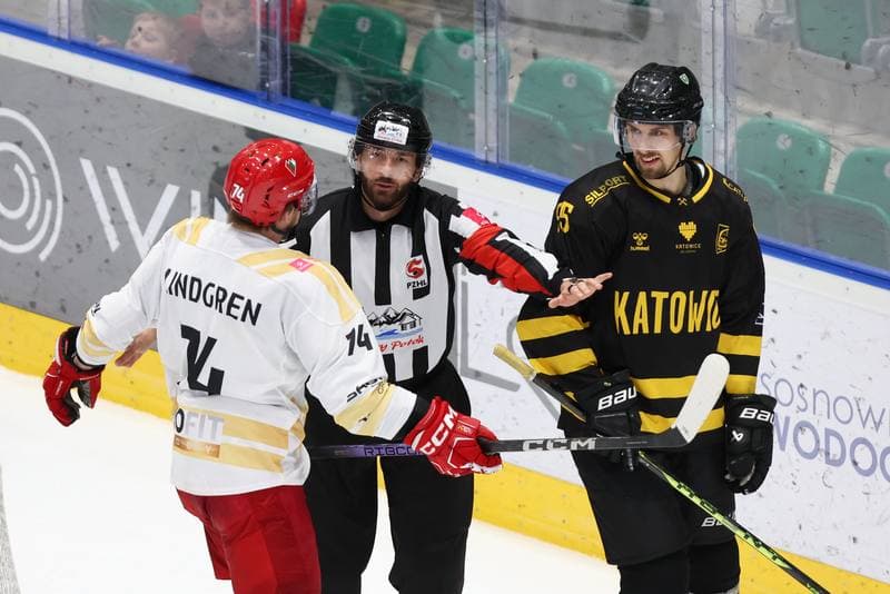 Ice Hockey. Tauron Hokej Liga. Zaglebie Sosnowiec - GKS Katowice. 21.01.2024