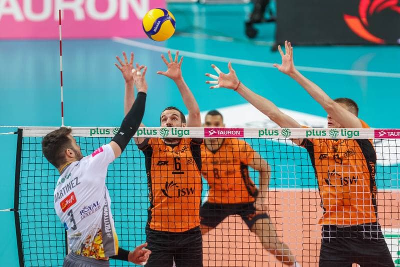 Volleyball. PlusLiga. Jastrzebski Wegiel - Trefl Gdansk. 09.04.2023