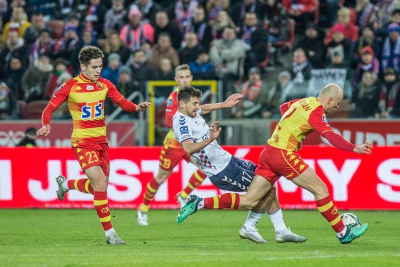 Football. PKO BP Ekstraklasa. Gornik Zabrze - Jagiellonia Bialystok. 14.02.2022