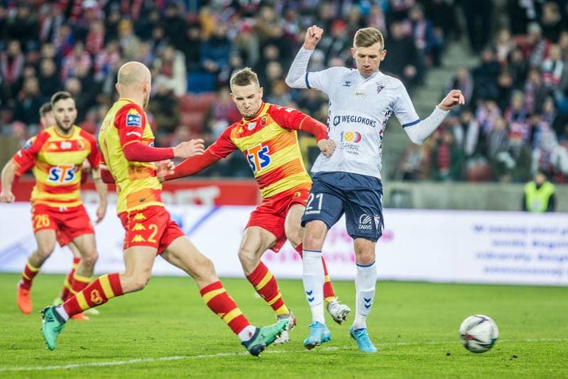 Football. PKO BP Ekstraklasa. Gornik Zabrze - Jagiellonia Bialystok. 14.02.2022