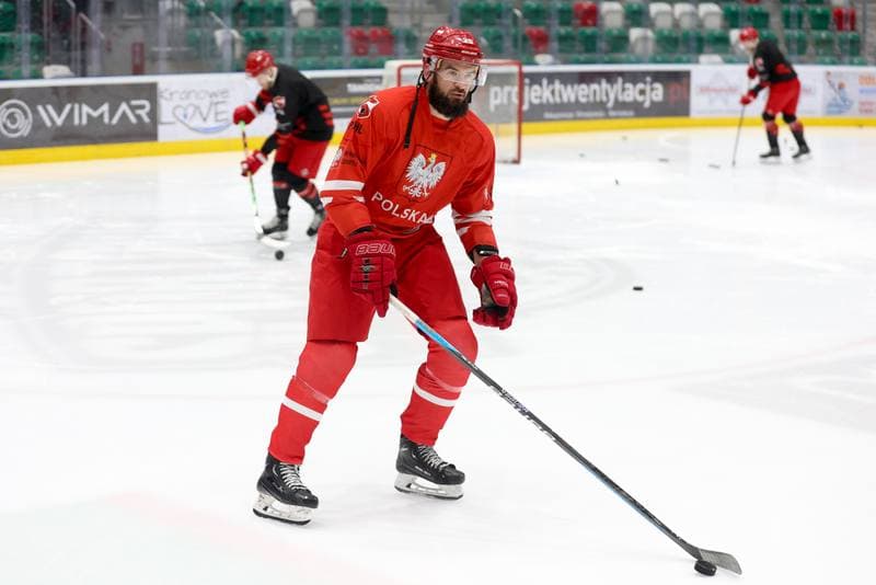 Ice Hockey. Poland national team. Training. 03.02.2024