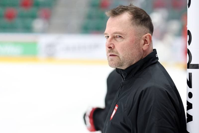 Ice Hockey. Poland national team. Training. 03.02.2024