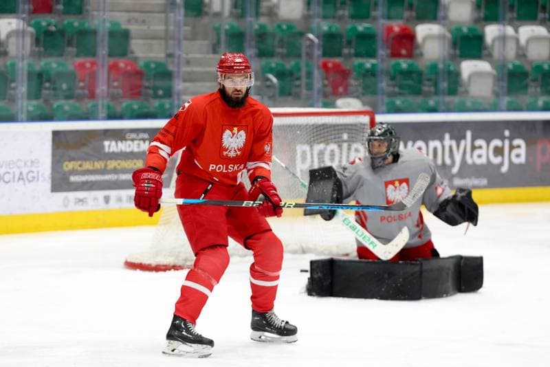 Ice Hockey. Poland national team. Training. 03.02.2024