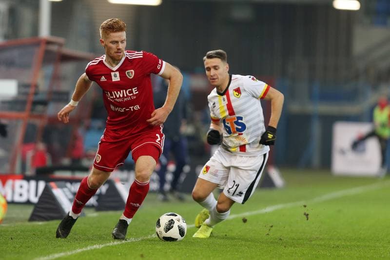 Football. Lotto Ekstraklasa. Piast Gliwice - Jagiellonia Bialystok. 21.12.2018