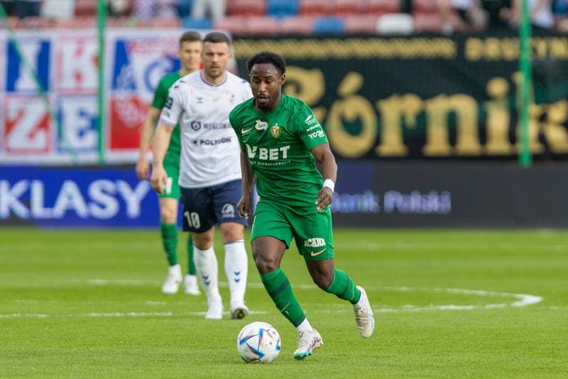 Football. PKO BP Ekstraklasa. Gornik Zabrze - Slask Wroclaw. 23.04.2023