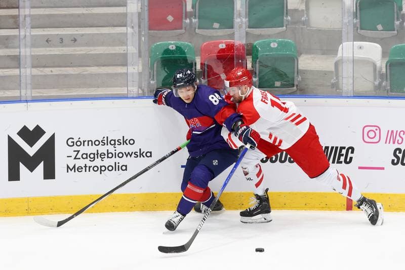 Ice Hockey. Friendly Match. Poland - South Korea. 05.02.2024
